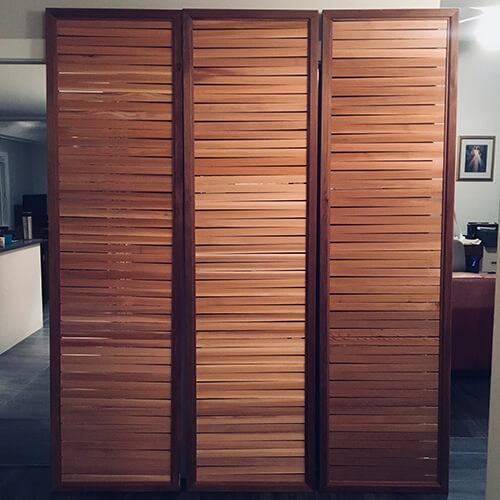 Custom room divider