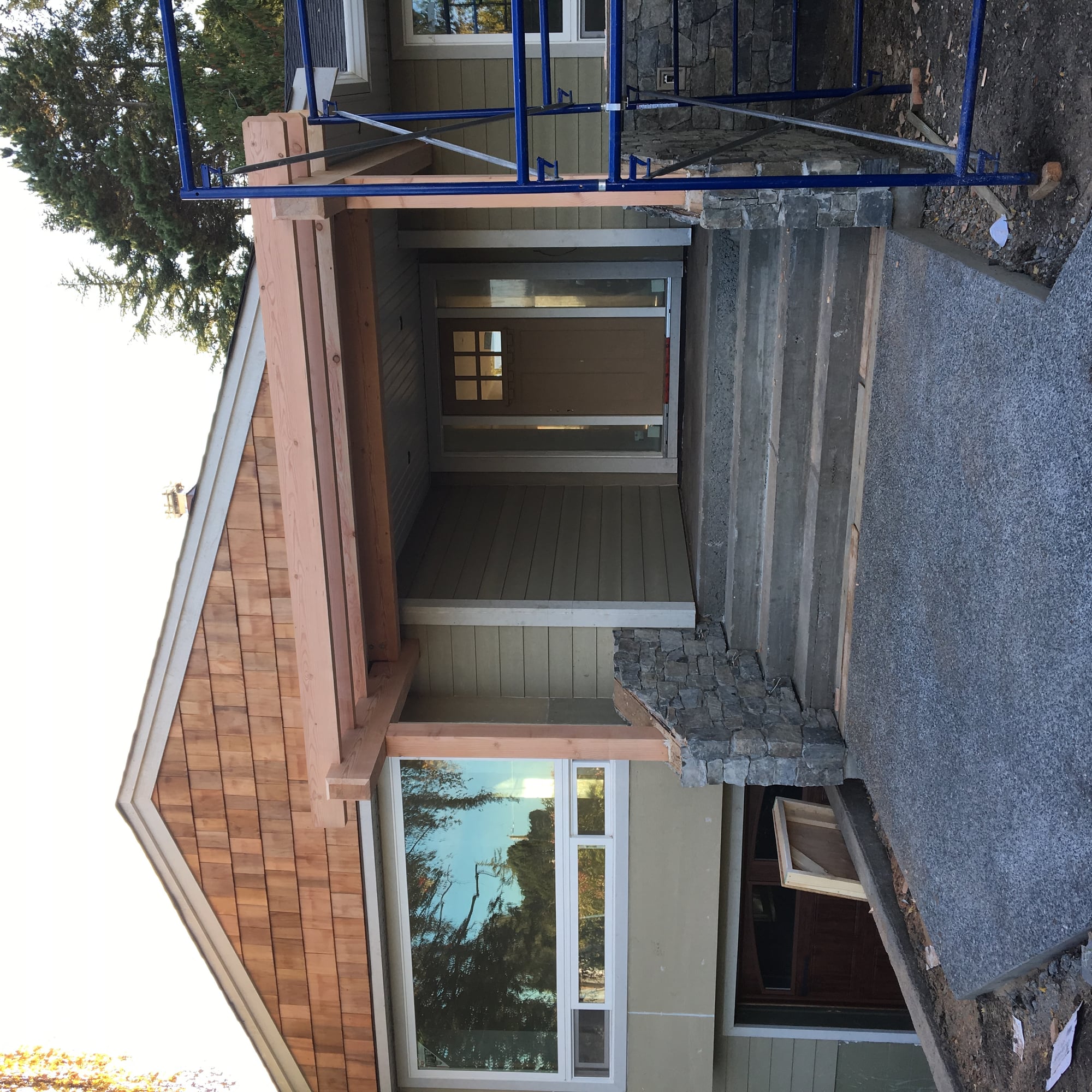 Front entrance pergola