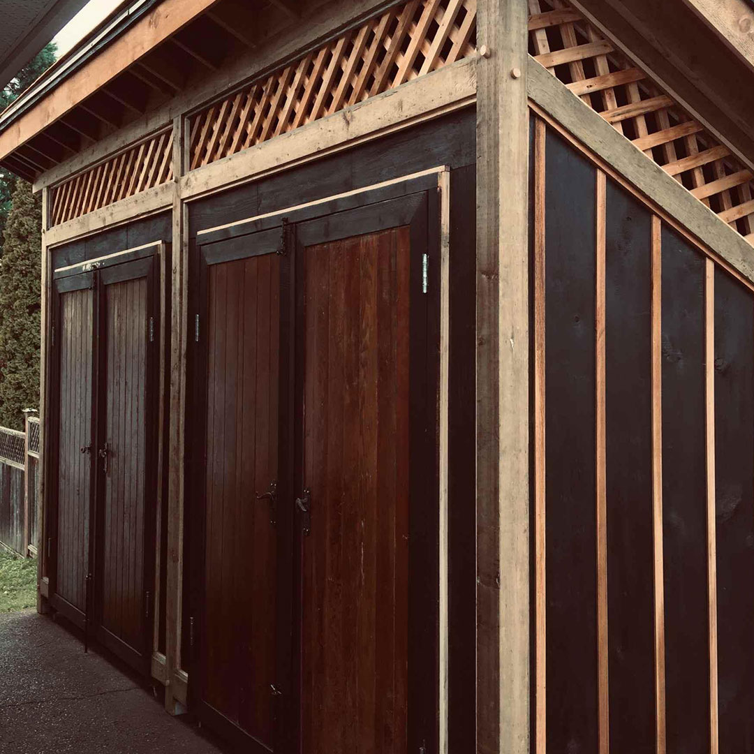 Full-sized workshop shed