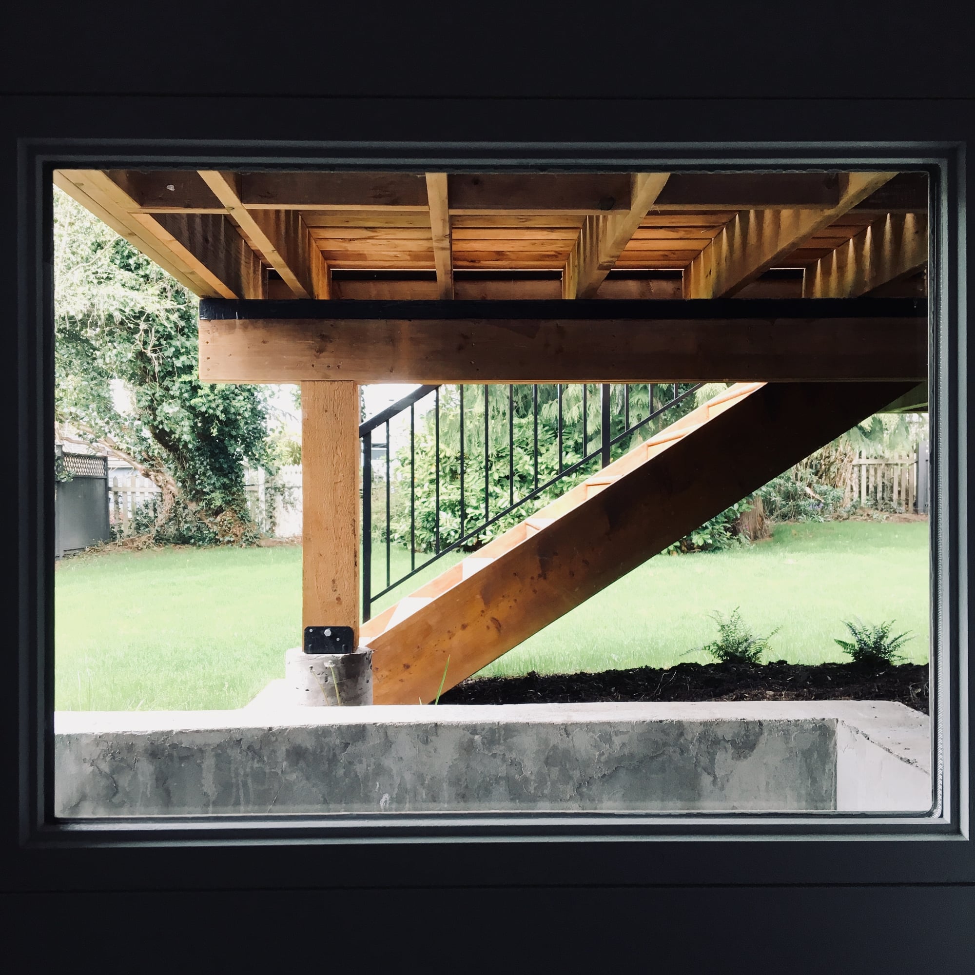 Deck underside detail