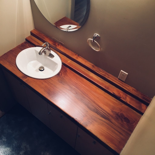 slab lumber countertop 1