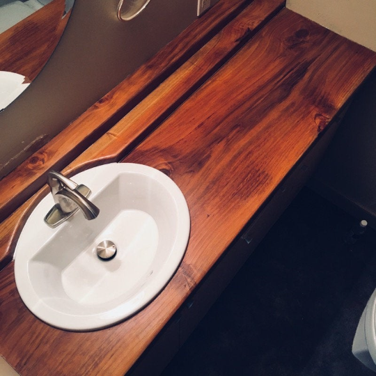 slab lumber countertop 2